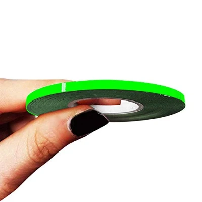 Afbeelding van 4R Quattroerre.it 10463 sierstrepen plakstrips voor auto&#039;s, neongroen, 3 mm x 10 meter