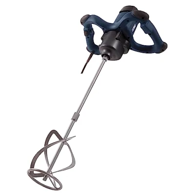 Afbeelding van FERM PMM1010 Verfmenger &amp; Cementmenger 1800W Variabele snelheid Constant 2 versnellingen Soft Start Ergonomische handgrepen Aansluiting M14 3m rubber kabel Multifunctionele roerstaaf Lang: 600mm Breed: 140mm