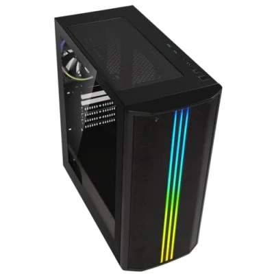 Afbeelding van BITFENIX Saber Mesh FRGB pc behuizing, middelgroot (zwart)