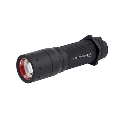 Afbeelding van Ledlenser TT tactische LED zaklamp, 280 lumen, verlichtingsbereik 220 m, robuuste metalen behuizing, focusseerbaar, werkt op 3 x AAA batterijen, incl. jagen, vissen, outdoor