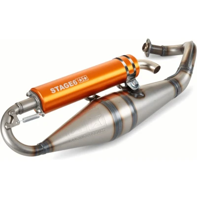 Afbeelding van Uitlaat Stage6 Pro Replica MKII oranje Piaggio 2 Takt
