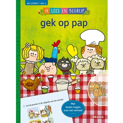 Afbeelding van Deltas Ik lees en begrijp Gek op pap