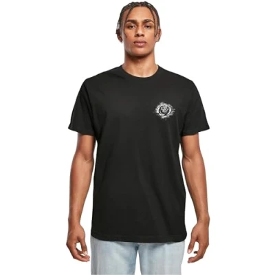 Afbeelding van Mister Tee Rosary MARY Tshirt print, Heren, Maat: Small, Black