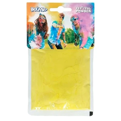 Afbeelding van Holi kleurpoeder 70 g geel
