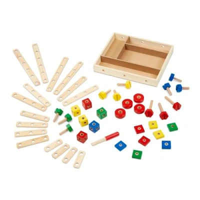 Afbeelding van Melissa &amp; Doug Houten Constructieset 48 Delig