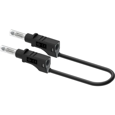 Afbeelding van Electro PJP 2211/600V CD1 25N Meetsnoer Bananenstekker 25 cm Zwart 1 stuk(s)