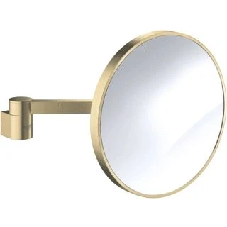 Afbeelding van Grohe selection make up scheerspiegel 7x vergroot metaal glas cool sunrise geborsteld 41077gn0
