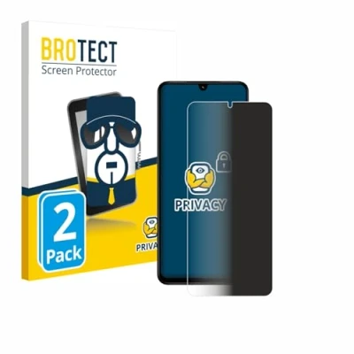 Afbeelding van BROTECT privacy screenprotector voor Xiaomi Poco C71 Folie Beschermfolie Blauwlichtfilter (2 Stuks)