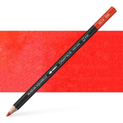 Afbeelding van Caran d&#039;Ache : Museum Aquarelle Potlood: Licht Cadmium Rood