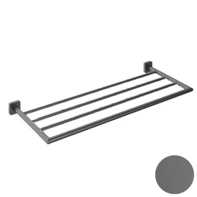 Afbeelding van HotBath Gal Handdoekrek Geborsteld Gunmetal PVD GLA25BGP
