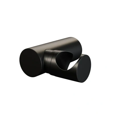 Afbeelding van Brauer Black Edition Wandhouder handdouchehouder mat zwart
