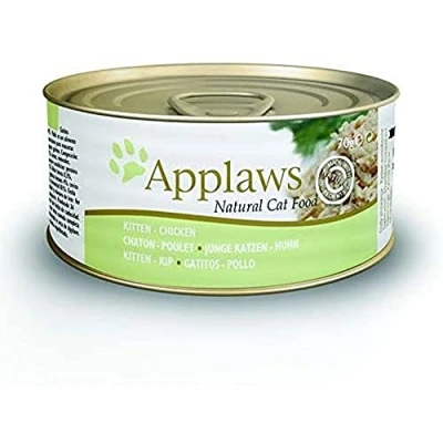 Afbeelding van Applaws cat blik kitten chicken 24 x 70 gr