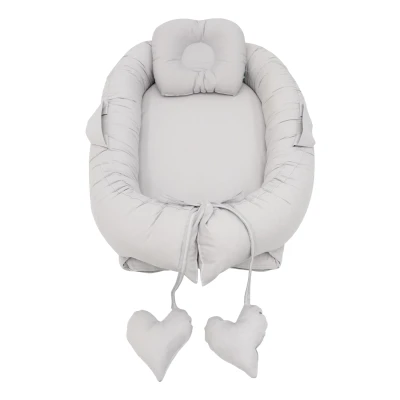 Afbeelding van Mordesign Grey Babynest met Kussen D21