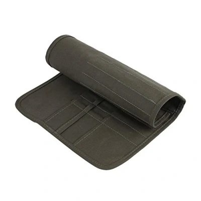 Afbeelding van Nieuwe Grotere Verf Borstel Houder,30 Slots Roll Up Canvas Tas Kunstenaar Draw Pen Aquarel Olie Borstels Case