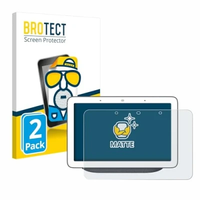 Afbeelding van BROTECT (2 Stuks) Antireflecterende Beschermfolie voor Google Home Hub/Google Nest Hub Anti Glare Screen Protector, Mat, Ontspiegelend