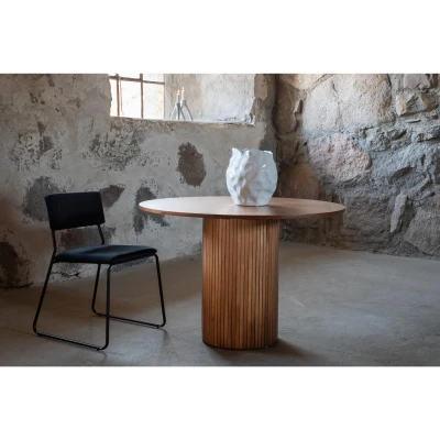 Afbeelding van Svea Luma ronde eettafel ø110 cm walnoot Hout