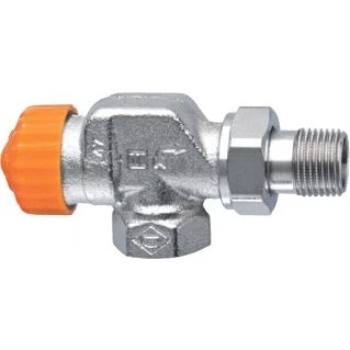 Afbeelding van Heimeier E clipse thermostaatkraan 1/2&quot; haaks verkeerd. Artikelnr: 3930 02.000