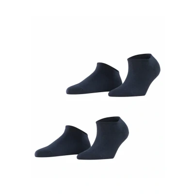 Afbeelding van Esprit Basic Uni 2 PACK Sneakersokken Dames 18530 6120 marine 39 42