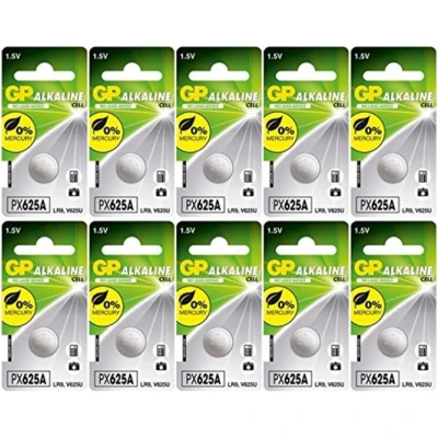Afbeelding van GP Alkaline 625A LR9 V625U knoopcelbatterij 10 Stuks