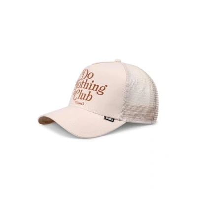 Afbeelding van Djinns DNC 30th Trucker Cap Mesh Hat Caps, crème wit, One size