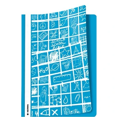 Afbeelding van 10x Herma Opbergmappen A4 SCHOOLYDOO licht blauw