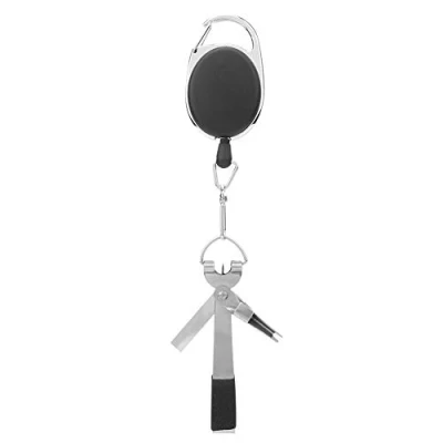 Afbeelding van Vliegvissen Knoop Gereedschap Met Retractor Vislijn Snijder Vissen Tool Snelsluiting Multifunctionele Lijntrimmer Clipper Nipper Tackle