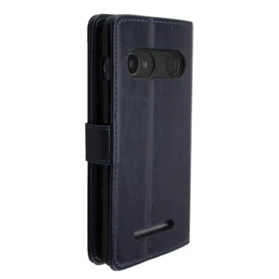 Afbeelding van caseroxx tas voor Doro 8035 Bookstyle Case in blauw cover boek