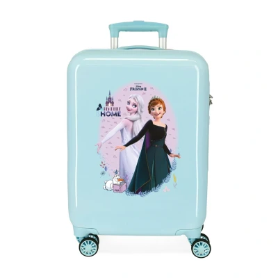 Afbeelding van Frozen meisjes ABS kinderkoffer 55 cm 4 w groen