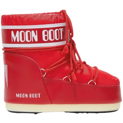 Afbeelding van Moon Boot dames Icon Low snowboot met waterafstotende coating in de kleur Rood, maat: 39/41
