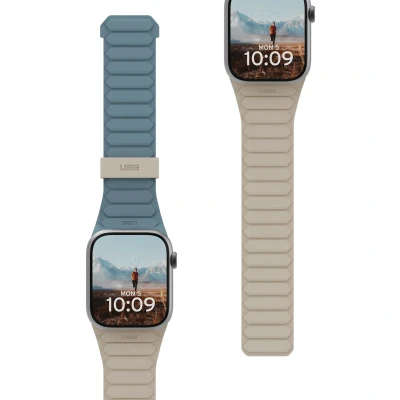 Afbeelding van URBAN ARMOR GEAR UAG Compatibel met Apple Watch Band 49/46/45/44mm &amp; 42/41/40mm Pathfinder Siliconen Dubbelzijdige Omkeerbare Magnetische Horlogeband voor iWatch Series Ultra 2/Ultra/4 10/SE