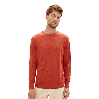Afbeelding van TOM Tailor Trui, Heren, Maat: Medium, Rot