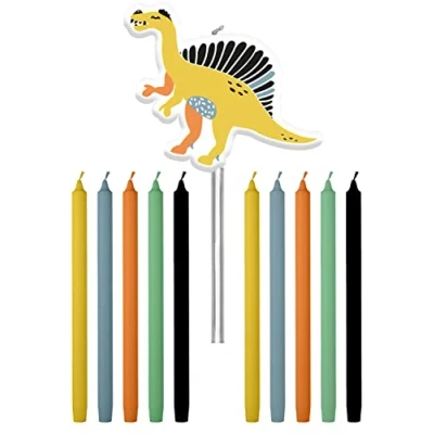 Afbeelding van Dino Roars Taart Kaarsjes 11 stuks