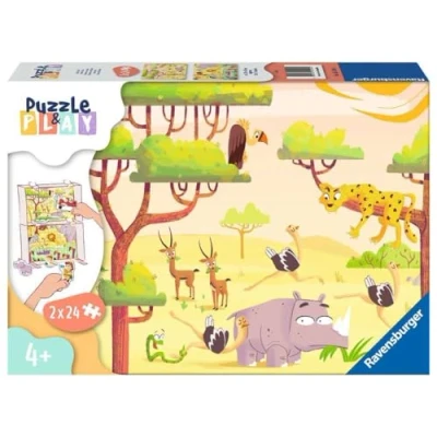 Afbeelding van Ravensburger Puzzle Tijd 2x24 stuks
