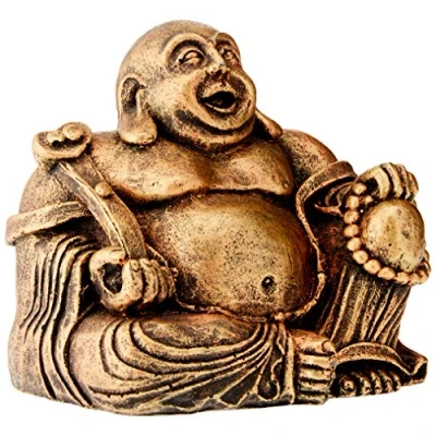 Afbeelding van Nobby aqua deco buddha goud 13,5 x 11 12 cm