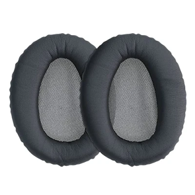 Afbeelding van kwmobile 2x oorkussens geschikt voor Sony WH CH700N Earpads koptelefoon in donkergrijs