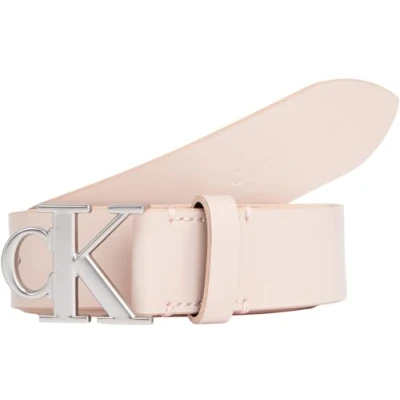 Afbeelding van Calvin Klein Jeans Round MONO BELT Riem, Dames, Maat: 115, Pale conch