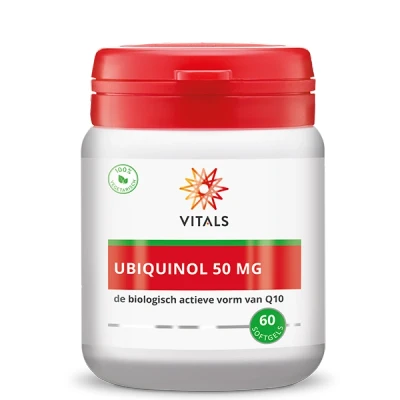 Afbeelding van 2x Vitals Ubiquinol 50mg 60 softgels