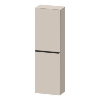 Afbeelding van Duravit D Neo halfhoge kast 40x24x132cm Linksdraaiend Taupe Mat