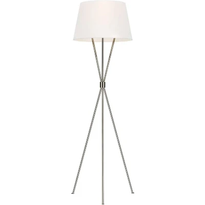 Afbeelding van Feiss Staande LED Lamp Penny 1X E27 Max 60W Polished Nickel