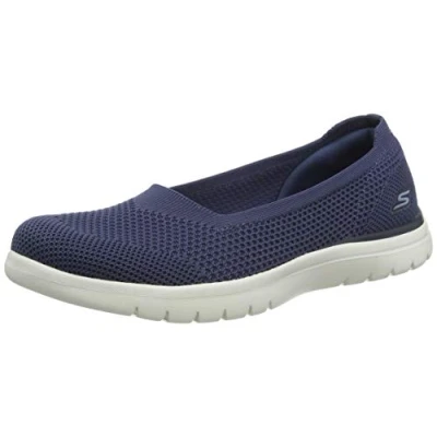Afbeelding van Skechers Go Flex Wonderous pumps voor dames, Navy Textiel Trim, 37.5 EU