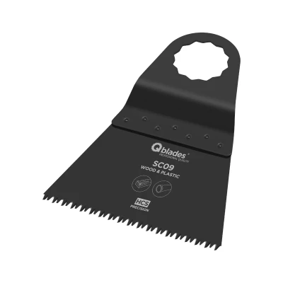 Afbeelding van Qblades SC09 68x42mm multitool zaagblad Hout Precision (Supercut)