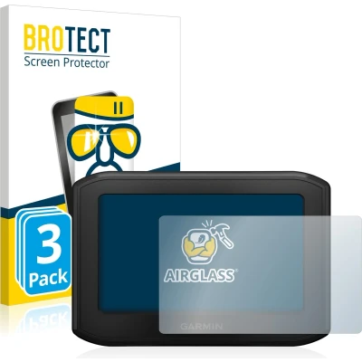 Afbeelding van BROTECT Screenprotector voor Garmin zumo 396 LMT S Folie Beschermfolie Beschermglas transparant (3 Stuks)