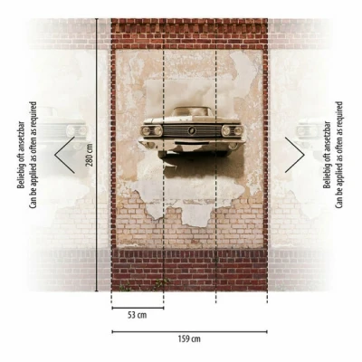 Afbeelding van AS Creation The Wall Travel Styles Bruin 39243 1 392431 / Beige