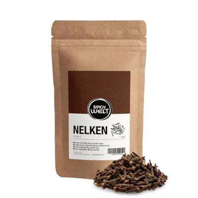 Afbeelding van Spicy Welt Hele Kruidnagels (250g) Hoogwaardige van Premium Kwaliteit voor Bakken, Koken, Marinades &amp; Sauzen Warm Aromatische Smaak 100% Natuurlijk, Zonder Additieven