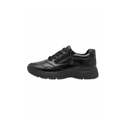 Afbeelding van Tamaris Comfort T FLOW EXTRADÄMPFUNG Sneakers laag, Dames, Maat: 42, Black nap uni Leer en imitatieleer