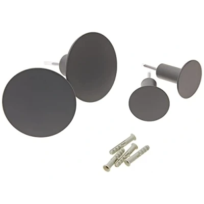 Afbeelding van Blomus Wandhaak Ponto 4 stuks Gun Metal
