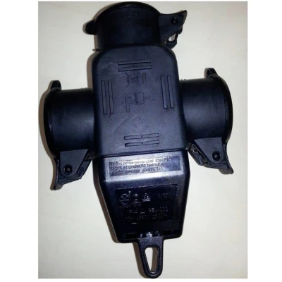 Afbeelding van N &amp; L 10195 3 voudige koppeling Rubber 230 V Zwart IP44