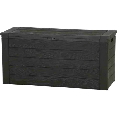 Afbeelding van Woody tuin opbergbox Met deksel Zwart