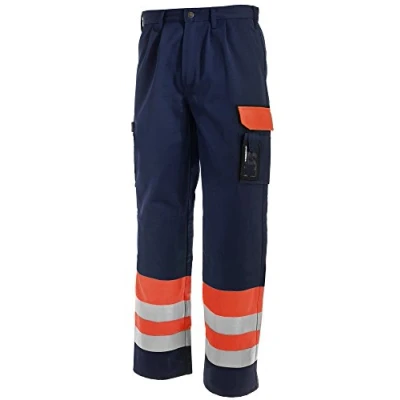 Afbeelding van Blaklader Werkbroek Hi vis 158 4 ORANJE/MARINEBLAUW C60