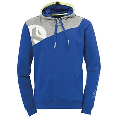 Afbeelding van Kempa Core 2.0 Hoody Royal Blauw Donker Grijs Melange Maat 2XL